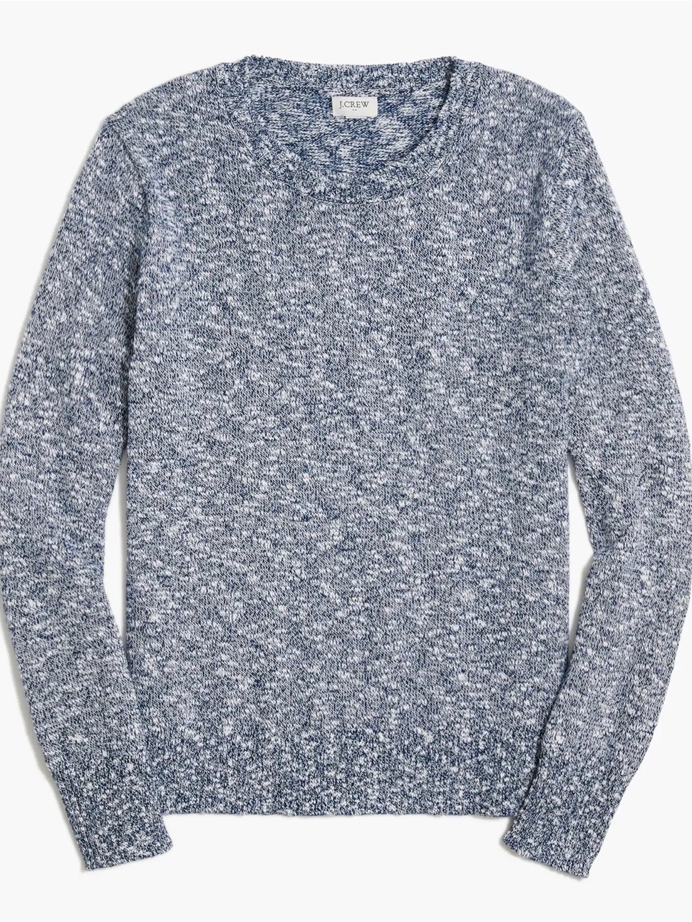 J. Crew Marled Blue Beach Sweater